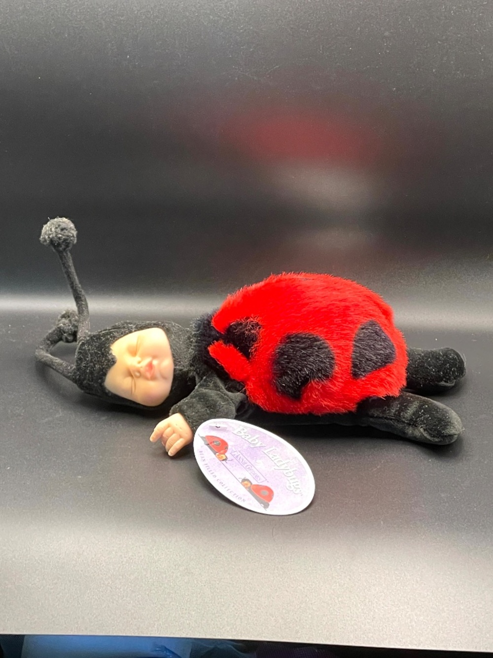 Vintage 1998 Anne Geddes Baby Ladybug Plush Doll #525931